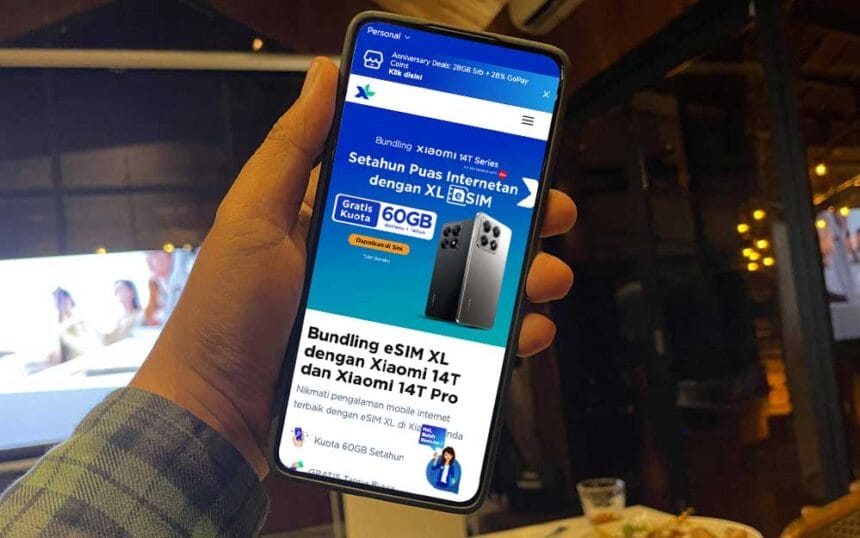 XL Axiata bundling eSIM dengan Xiaomi 14T Series.