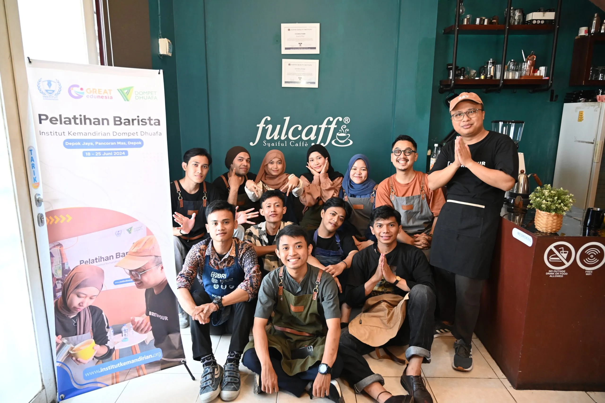 Pelatihan Barista Institut Kemandirian Dompet Dhuafa Pelatihan Gratis untuk Upgrade Skill