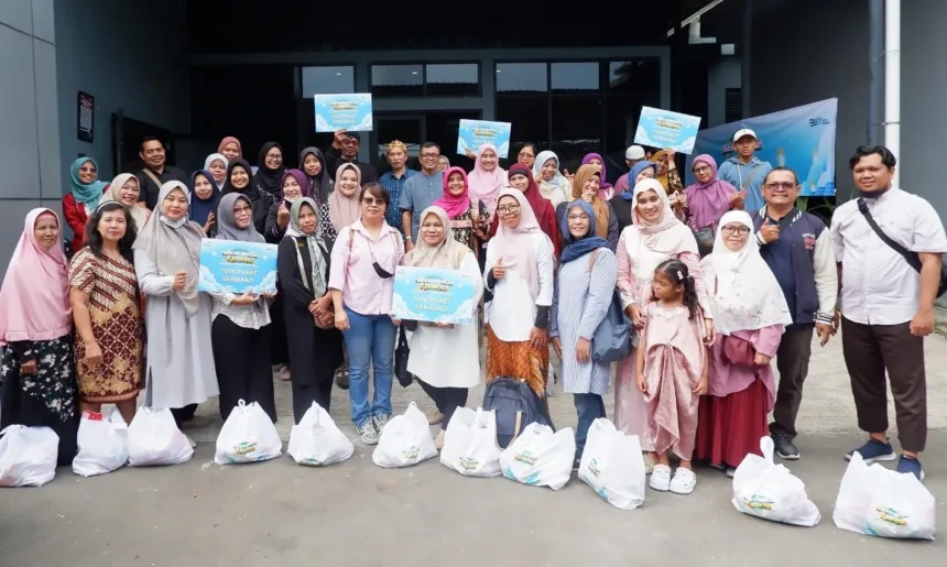 **Caption Foto:** PLN UID Banten berbagi kebahagiaan Ramadan dengan menghadirkan 1.000 paket sembako murah bagi masyarakat.