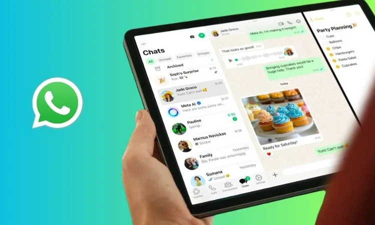WhatsApp di iPad